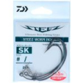 Крючки офсетные Daiwa Steez Worm Hook SS Screw Keeper #3/0 (4PCS)