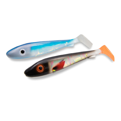 Силиконовая приманка Svartzonker McRubber 21 Flash Series, 210 мм, 88 гр, цвет: Blue Silver & Sober HotTail