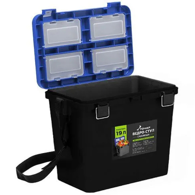 Ведро-стул Тонар (T-VS-BB) черный/синий