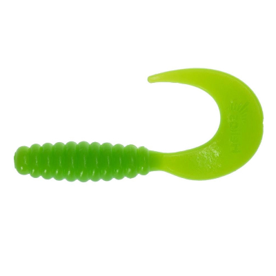 Силиконовая приманка Helios Credo 2,35"/6,0 см Lime 7шт. (HS-10-008)