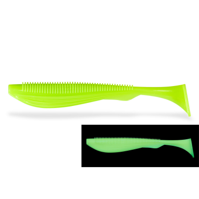 Силиконовая приманка Zemex Moby 6" цвет LS03, в уп. 3 шт