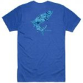 Футболка Simms Palm Tarpon Fill T-Shirt, Royal Heather, XXL