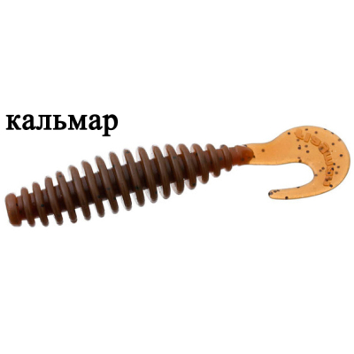 Мягкая приманка Flagman Crusher 3" цв. green pumpkin 8pc squid