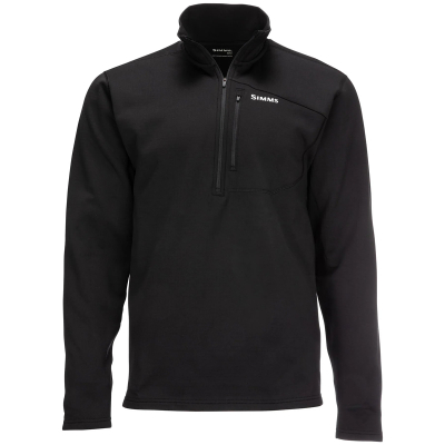 Пуловер Simms Thermal 1/4 Zip Top, Black, 3XL