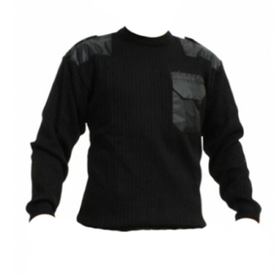 Свитер с карманом NovaTex (черный), р-р 54