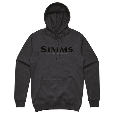 Толстовка Simms Logo Hoodie, L, Charcoal Heather