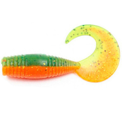 Силиконовая приманка Yaman Pro Spry Tail 1,5" цвет #16 - Arbuz (уп. 10 шт.)