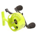 Катушка для зимней рыбалки Kimoto Frost Carbon под правую руку зеленый/ черный