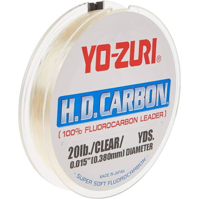 Флюорокарбон Yo-Zuri H.D.Carbon (100% Fluorocarbon Leader) 27м Сlear (0,953мм)