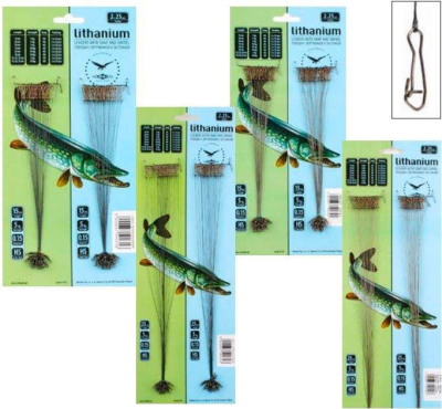 Поводок вольфрамовый Mikado (75 шт.) ( 5кг / 15см,25см,35см) (арт.ZG-05)