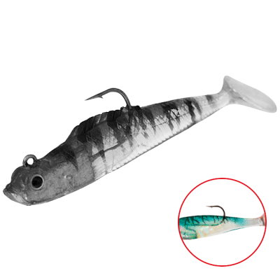 Силиконовая приманка оснащенная Mikado Crystal Fish WXH-54-10см цв. 113 (1уп.-2шт.)