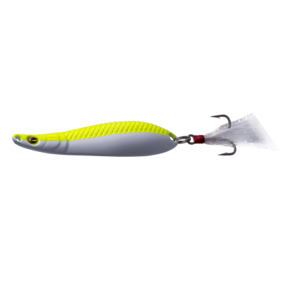 Блесна колеблющаяся Fish Image Phoenix Dance-l 10g цв. Chartreuse White CHR WH #704