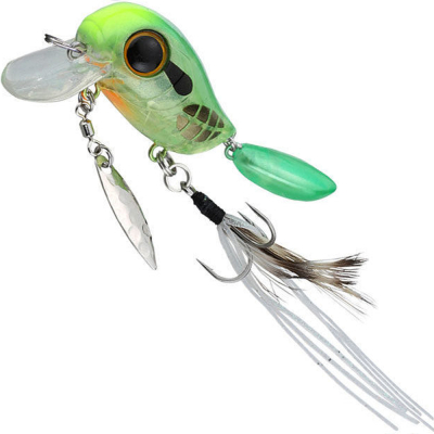 Воблер Jackall Micro Tappy цв. chartreuse grass hopper