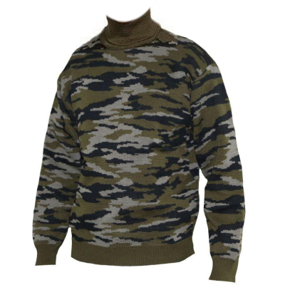 Свитер с воротом NovaTex (КМФ зеленый), р-р 58