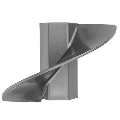 Секция шнека пластикового Ultralite 150R, серый Тонар (T-S-SU-150R-G)