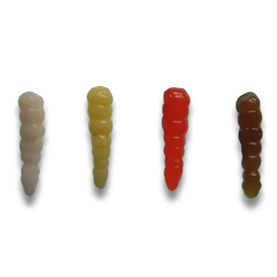 Силиконовая приманка Maggots цв. MIX