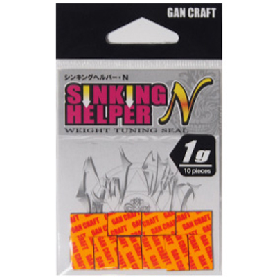 Груз-наклейка для воблера Gan Craft Sinking Helper N #02-Orange 1.0g (10 шт.)