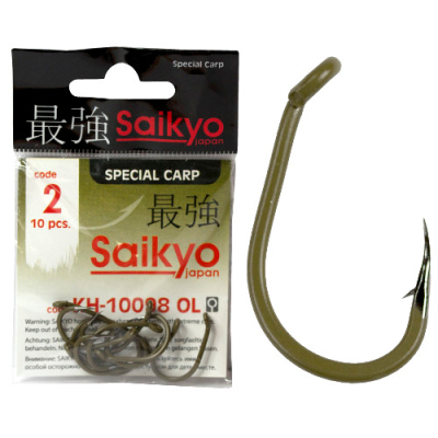 Крючки Saikyo KH-10098 Clever Carp OL №2 (10 шт.)