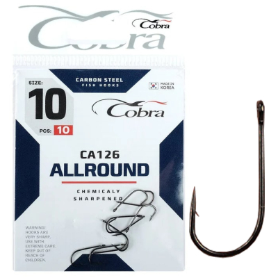 Крючки Cobra ALLROUND сер. CA126 разм. 004 10шт.