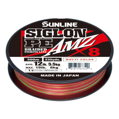 Плетёный шнур Sunline Siglon PEx8 AMZ 150m (5C) #0.8/10LB