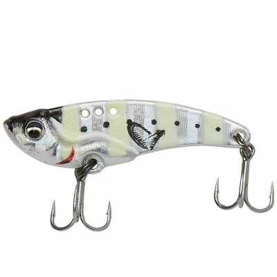 Блесна-цикада Savage Gear Vib Blade SW 45 Fast Sinking 4.5см, 8.5гр. цв. Zebra Glow