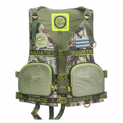 Жилет страховочный Aquatic ЖС-03К (цвет: камуфляж, размер 54-56)