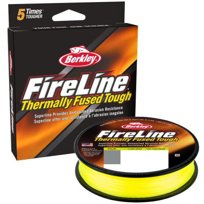 Леска плетеная Berkley Fireline Fused Original 300м Яркозеленая 0,10мм 6,2кг