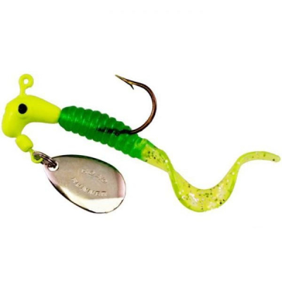 Джиг-спиннер Road Runner PRO Curly-Tail Series вес 1/32 oz,крючок#6, 1601-082