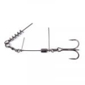 Готовый монтаж Savage Gear SS Corkscrew Stinger Red + Bn, 3г, No2/0, 35кг, уп.2шт, арт.72278