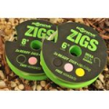 Поводок Korda Ready Zigs on spool 6 Barbless size 10 KCR066