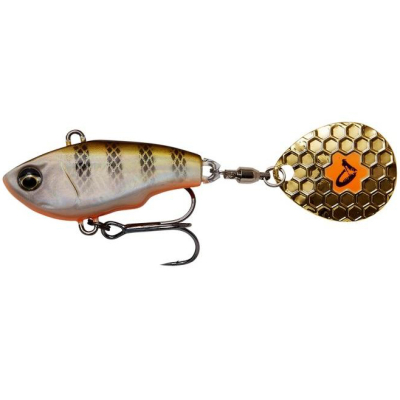 Блесна Savage Gear Fat Tail Spin 80 Sinking цв. Perch Fluo (арт.71771)