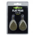 Грузило Korda Flat Pear Inline Blister Gravel 4,0oz 112гр
