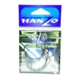 Крючок офсетный Hanzo Offset Worm Неavy BLN №2/0 (уп. 5 шт.) OWH-001-2/0-bln