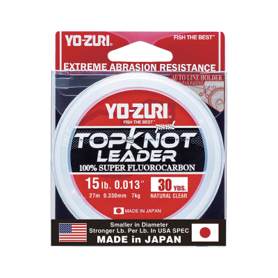 Леска Yo-Zuri Topknot Leader Fluorocarbon 100% 30Yds 200Lbs (1.480mm)