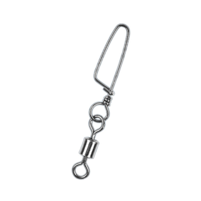 Карабин с вертлюгом Sprut SS-26 BN #10/8kg (Rolling Swivel with Coastlock Snap) 1упак*6шт