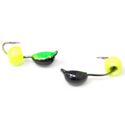 Мормышка Клоп №2 (чс)+ шар лимонка(0,55)