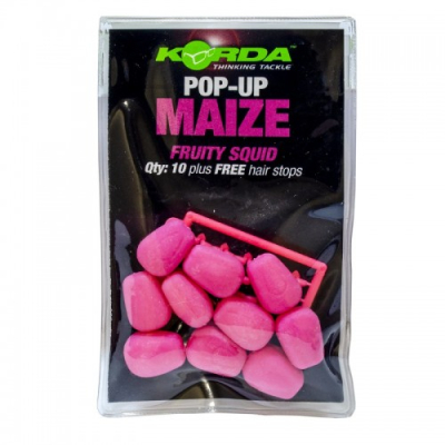 Имитационная приманка Korda Pop-Up Maize Fruity Squid Pink KPB12 (кукуруза кальмар фруктовый розовый) 