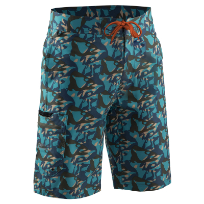 Шорты Grundens Fish Head Board Short Dusty Turquiose Camo, 38