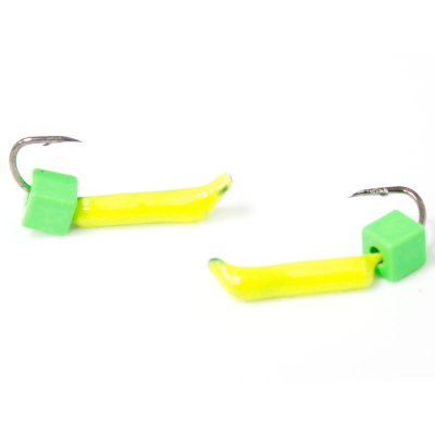 Мормышка Столбик №1,5 (бли)+ куб салат(0,55)