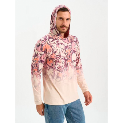 Футболка с длинным рукавом и капюшоном Extreme Fishing ADD-G704H UPF 50+ Autumn Canopy р-р M