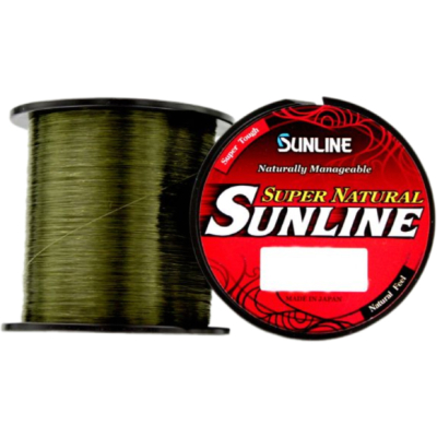 Монофильная леска Sunline Super Natural 600m (green) #2.5/10LB