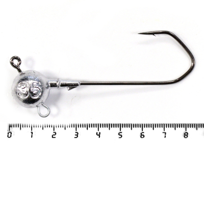 Призёр джиг-головка с ухом для поводка на крючке 8/0 2 шт. 35 гр.