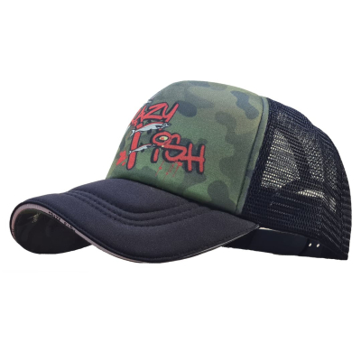 Кепка тракер Crazy Fish Camo Original L