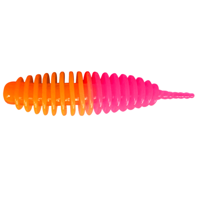 Силиконовая приманка Trout Bait Jumbo 50 Чеснок цв. 21 (Orange-Pink)