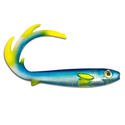 Силиконовая приманка KanalGratis Flatnose Dragon 270мм 50гр цвет: Clear Blue Lemonade, (FN-D_CBL-03)