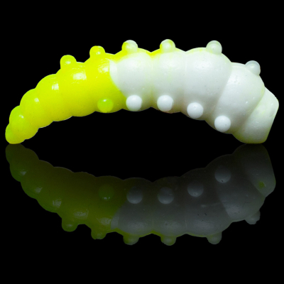 Силиконовая приманка Soorex Pro Major 42mm цв. #303 White/Lemon Cheese 6pcs.