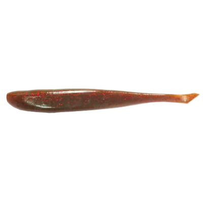 Силиконовая приманка Keitech Shad Impact 3" PAL #07 Motor Oil Red Flake