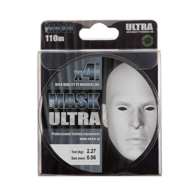 Леска плетёная AKKOI Mask Ultra X4-110 (green) d0,16mm