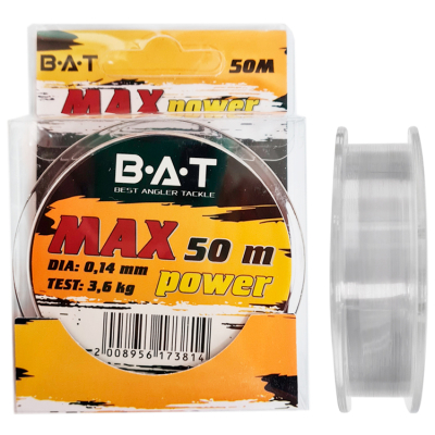 Леска Bat MAX Power 50m # 0.10