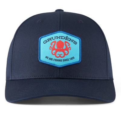Бейсболка Grundens Kracken Trucker 312, Navy, One Size